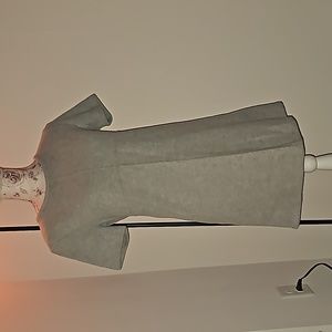 Zara Grey Sweater Mini Dress size M NWOT short sleeves